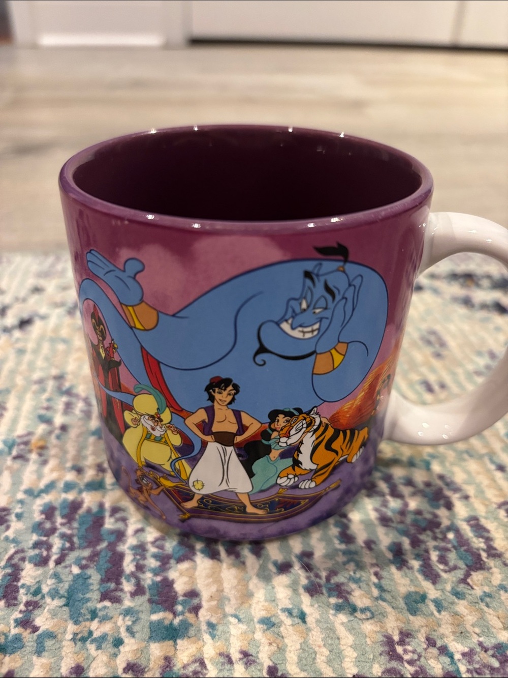 Disney Purple Aladdin Genie Character Mug
